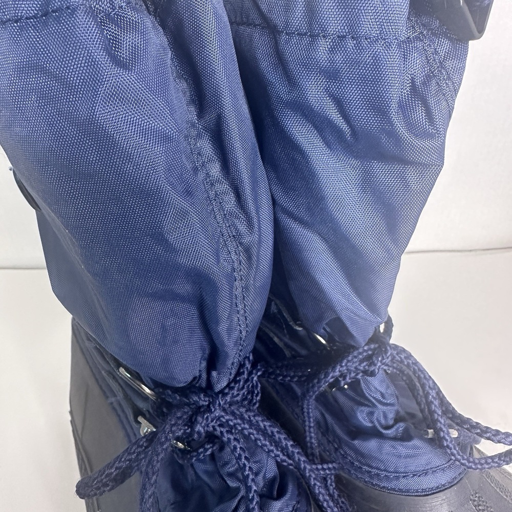 Sorel Snow Boots Youth Size 5 Blue Super‎ Trooper Winter Insulated Waterproof - Picture 5 of 10